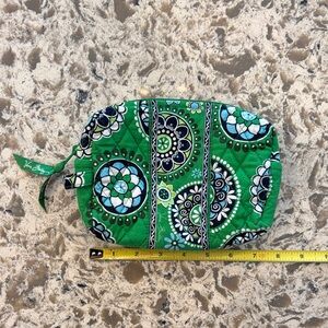 Vera Bradley Cupcake Green  Cosmetic Bag
